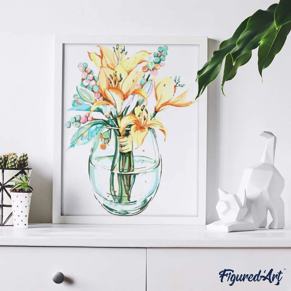 Lilies in Bottle - Image 3