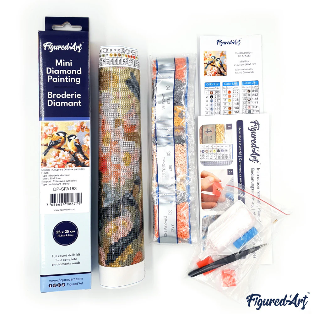Mini Diamond Painting 25x25cm - Romantic Night - Image 7