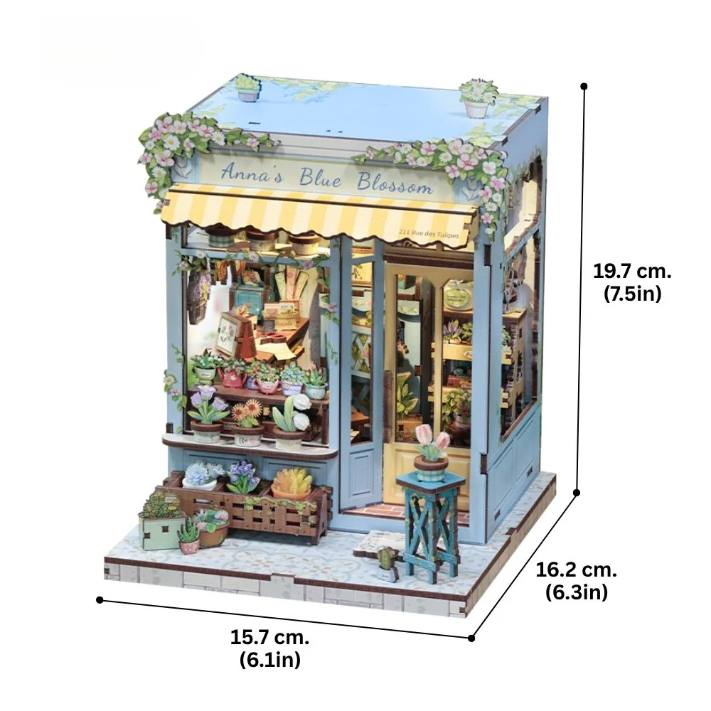 Miniature House - Anna's Blue Blossom - Image 11