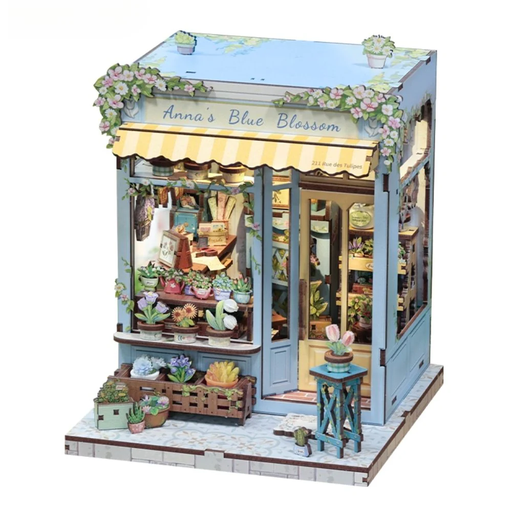 Miniature House - Anna's Blue Blossom - Image 2