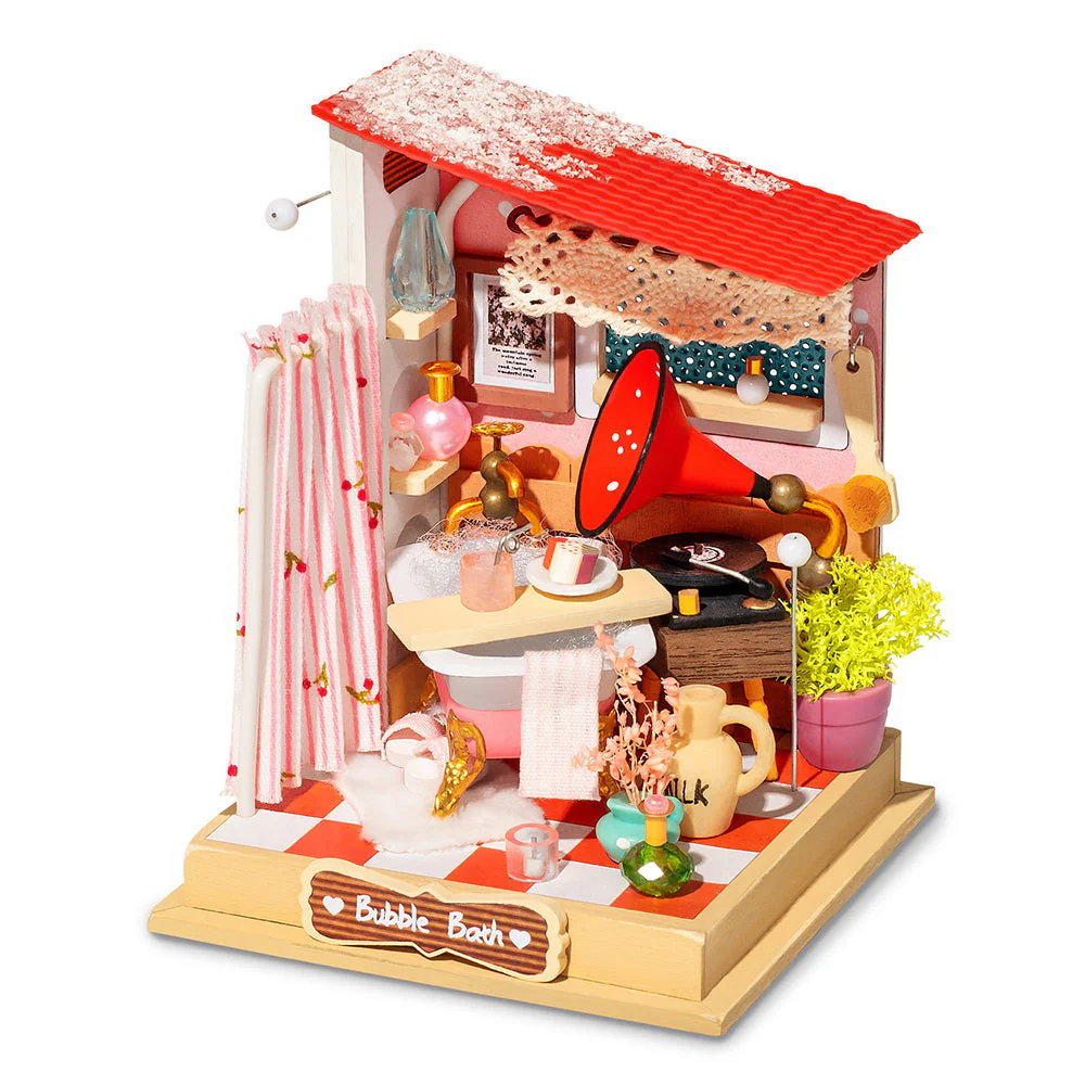Miniature House - Bubble Bath in Bathroom - Image 2