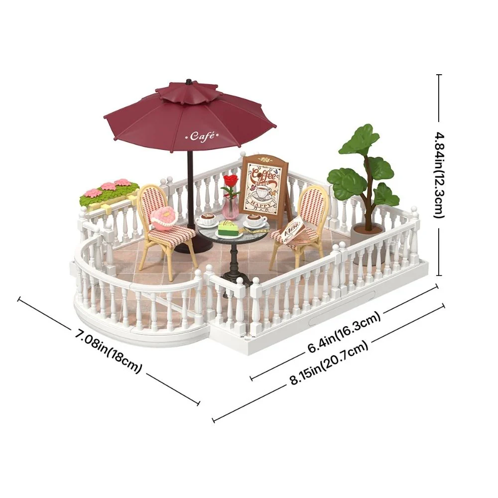 Miniature House - Chic Café Terrace - Image 7