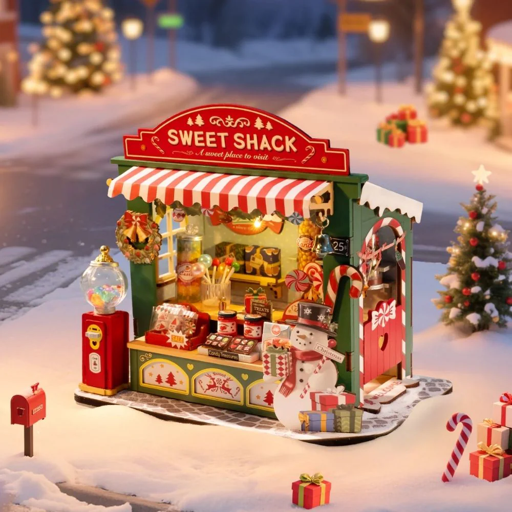 Miniature House - Christmas Candy Stand
