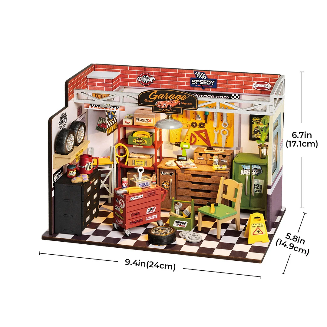 Miniature House - Garage Workshop - Image 6