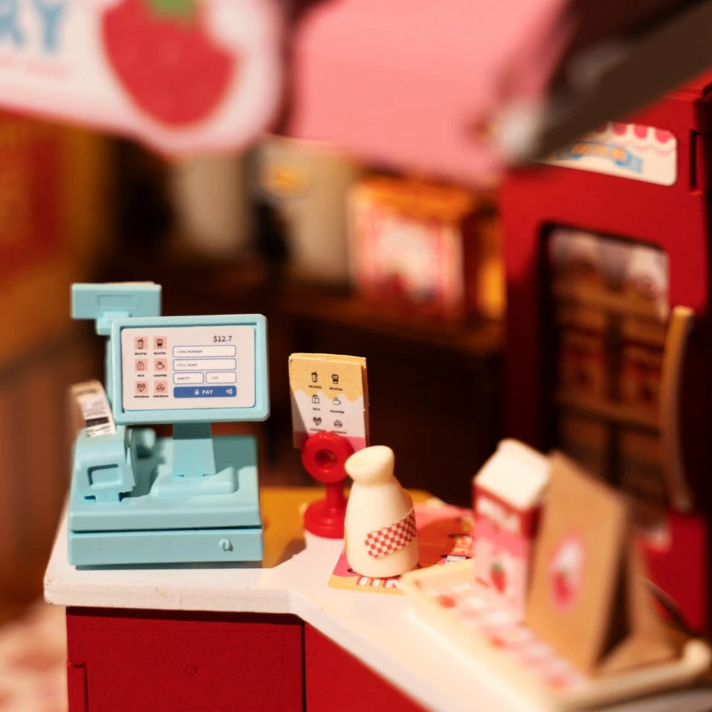 Miniature House - Strawberry Milk Box - Image 6