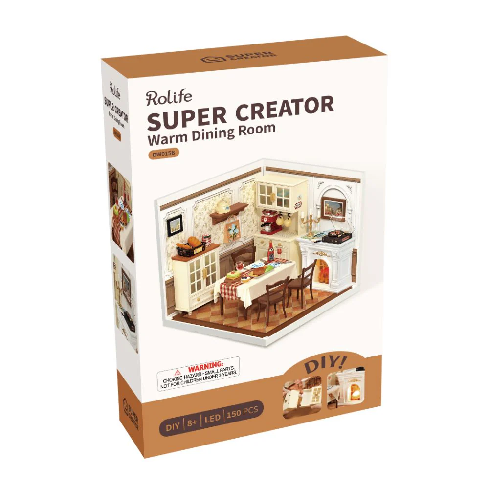 Miniature House - Warm Dining Room - Image 10
