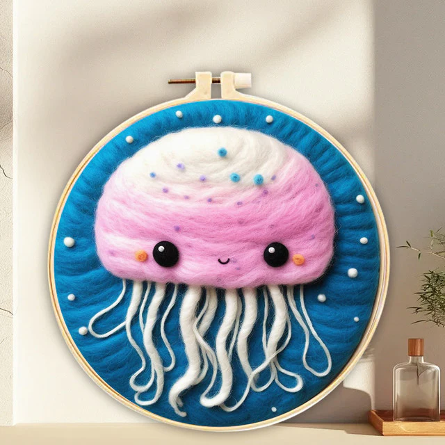 Needle Felting - Baby Jellyfish