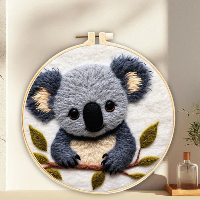 Needle Felting - Baby Koala