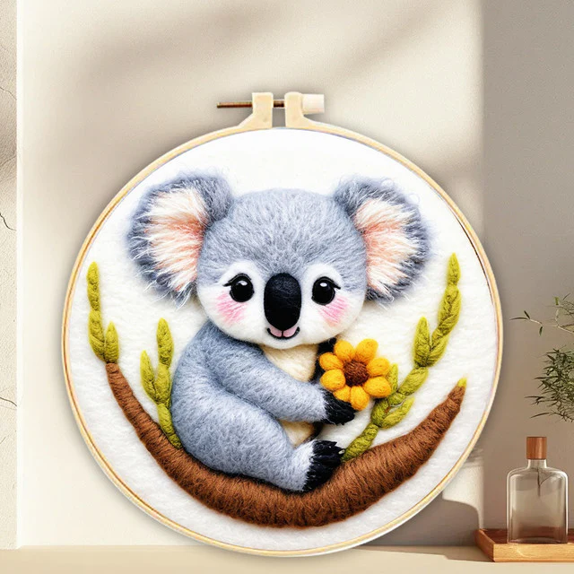 Needle Felting - Cute Koala