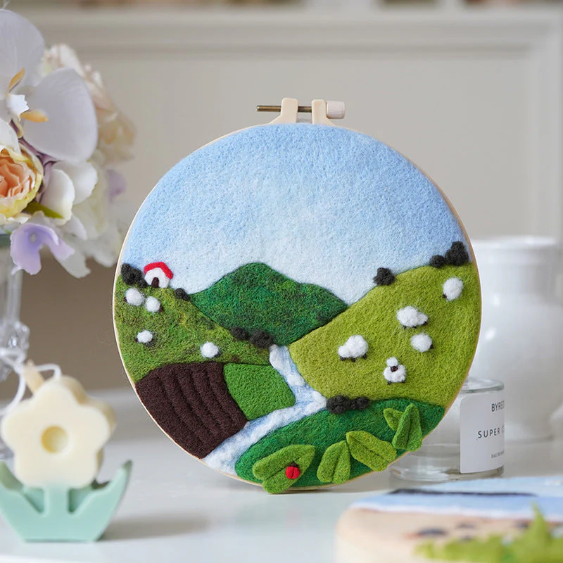 Needle Felting - Mountain Stream