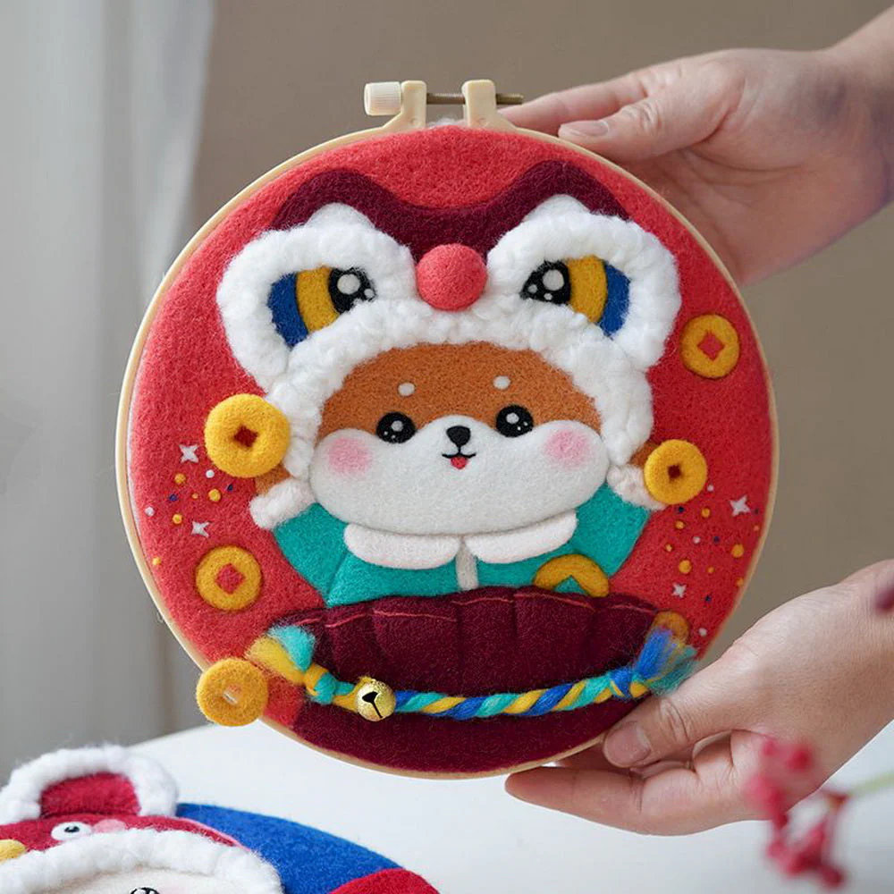 Needle Felting - Shiba Inu Dog in Costume