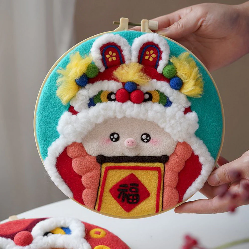 Needle Felting - The Year of the Pig