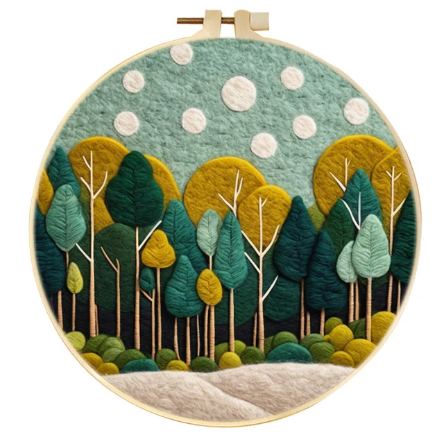 Needle Felting - Thick Forest
