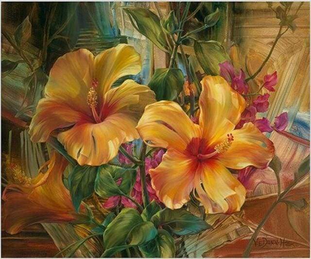 Orange Hibiscus