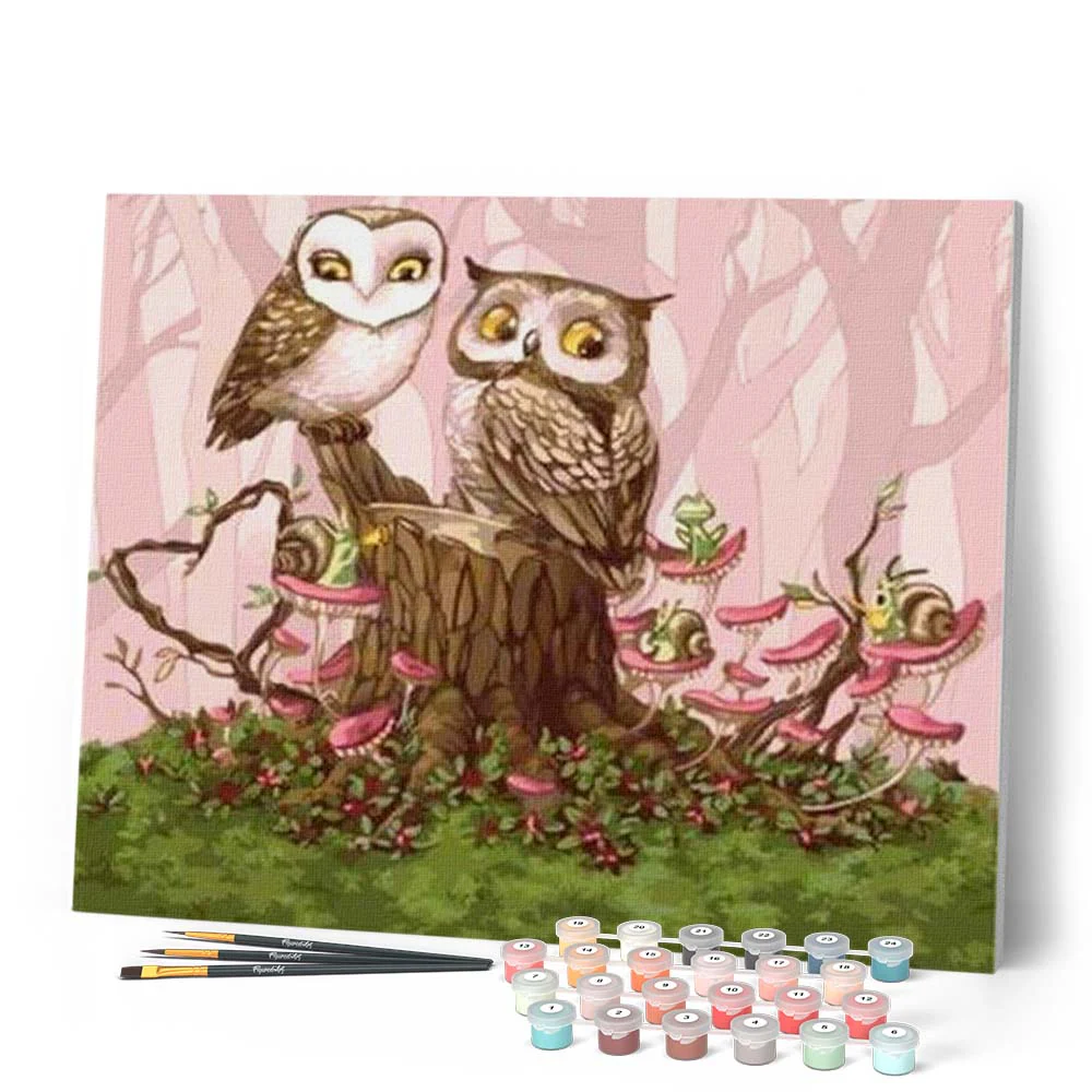 Owls in the Forest - Image 2