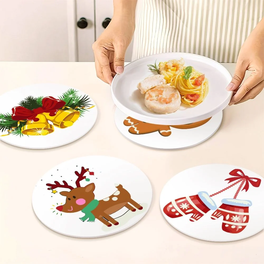 Paint by numbers 20cm Placemats (4 pieces) - Christmas Theme 1 - Image 9