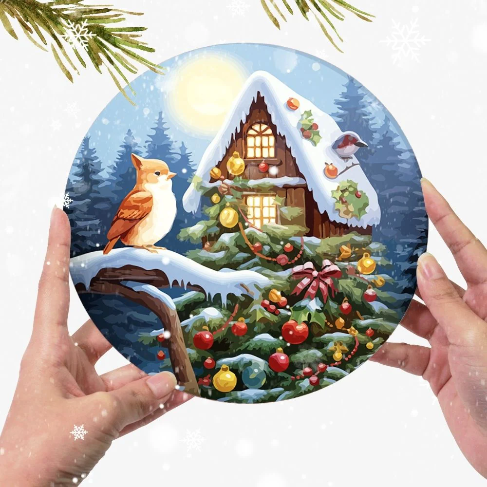 Paint by numbers 20cm Placemats (4 pieces) - Holiday and Nature - Image 8