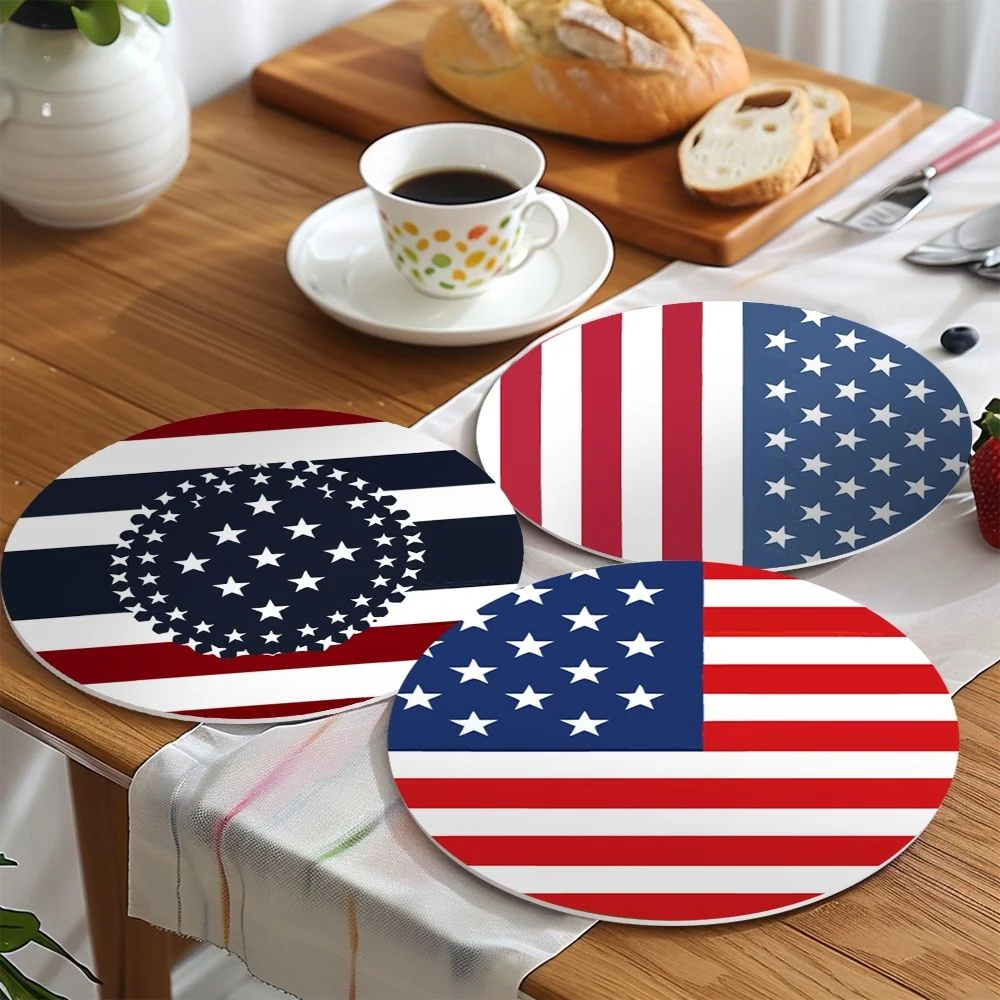 Paint by numbers 20cm Placemats (6 pieces) - American Flag - Image 10