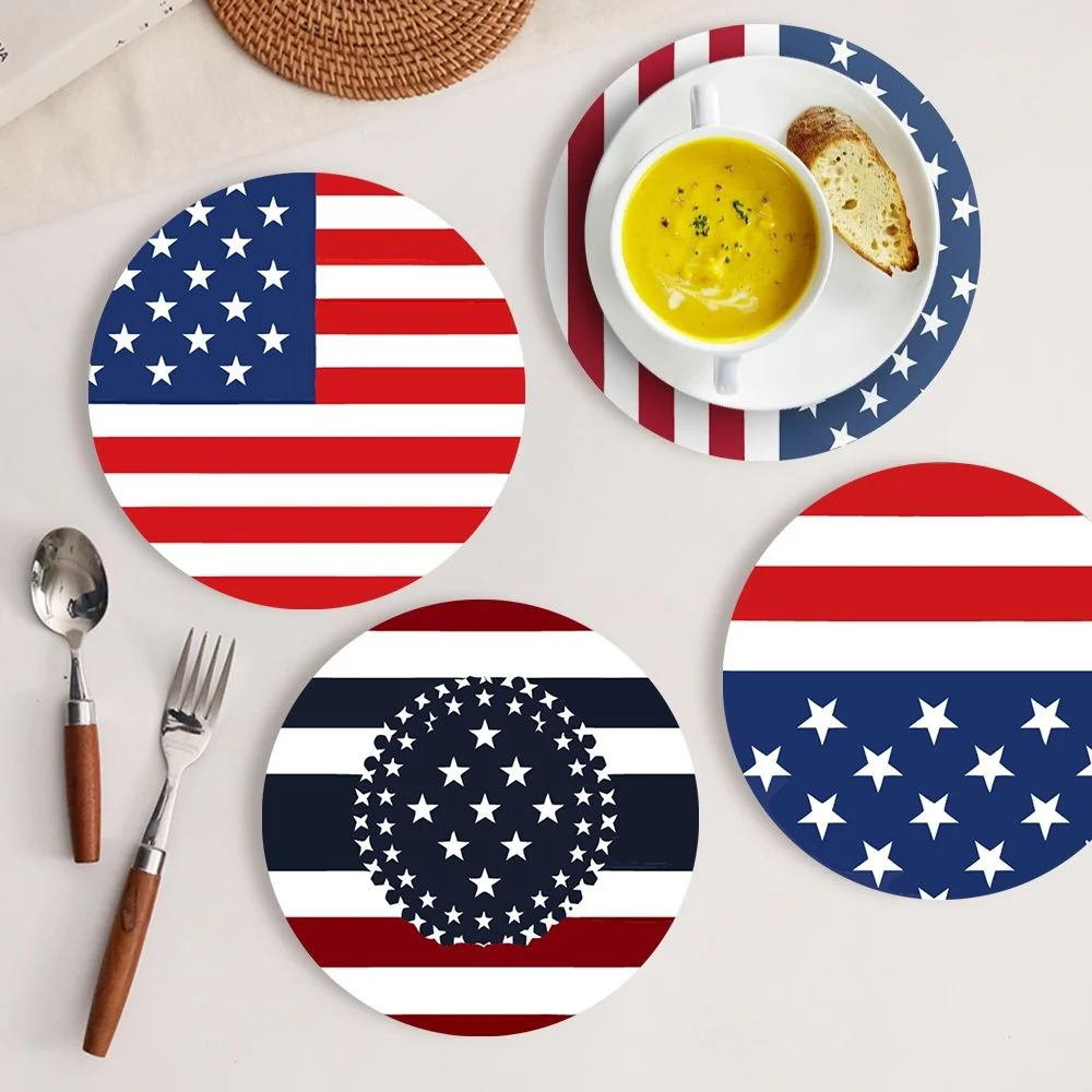 Paint by numbers 20cm Placemats (6 pieces) - American Flag - Image 9