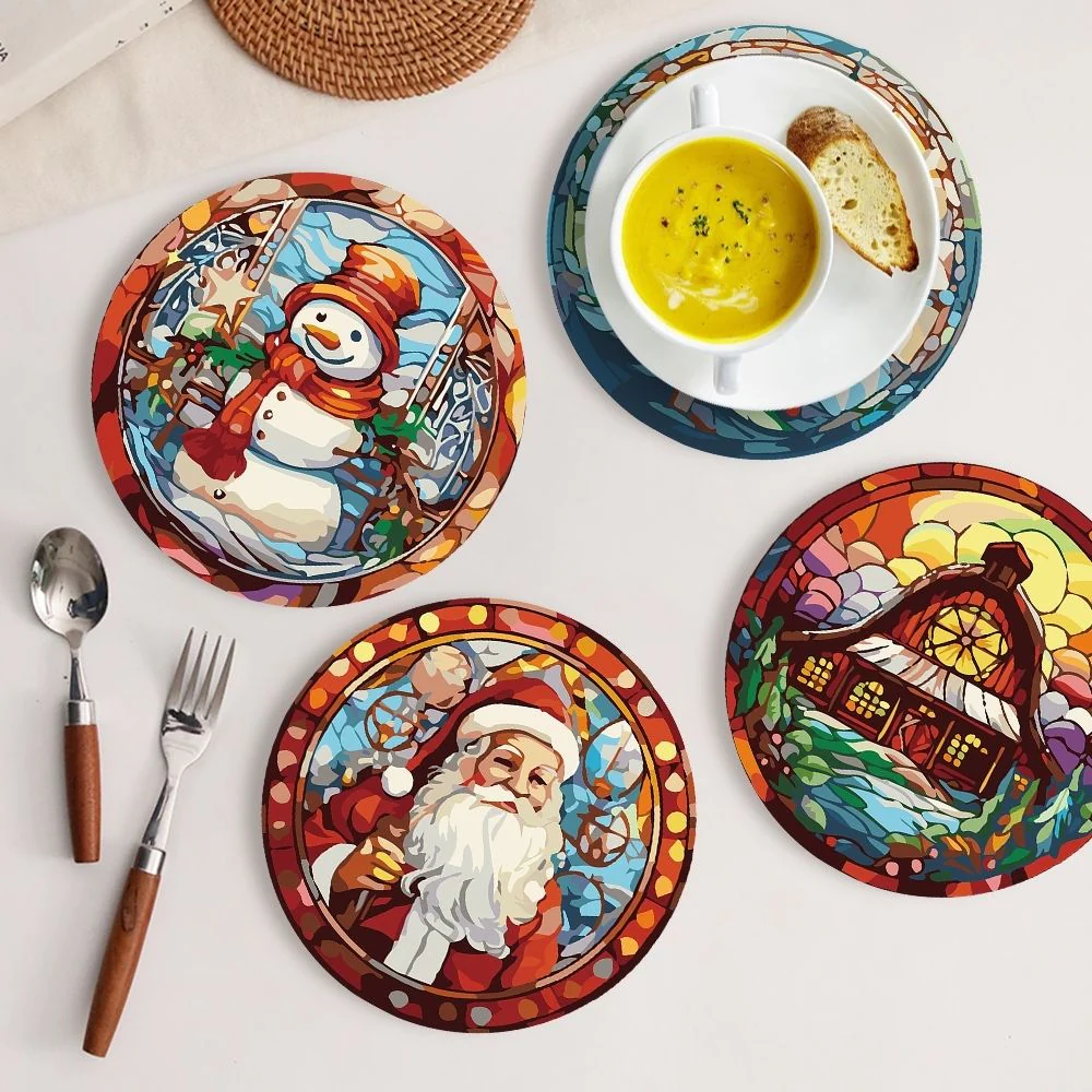 Paint by numbers 20cm Placemats (6 pieces) - Creative Christmas Gift - Image 3