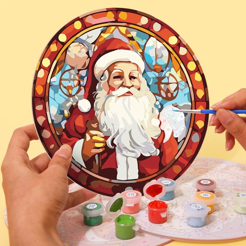 Paint by numbers 20cm Placemats (6 pieces) - Creative Christmas Gift - Image 8