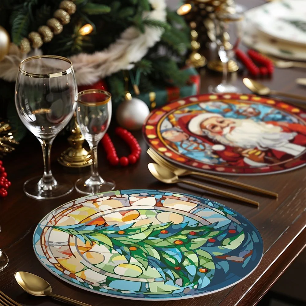 Paint by numbers 20cm Placemats (6 pieces) - Creative Christmas Gift - Image 9