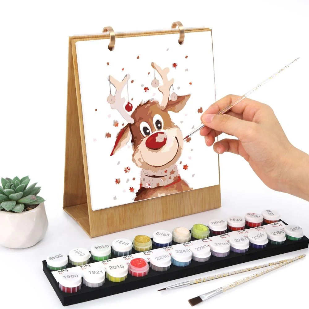 Paint by Numbers Calendar 2026 - Christmas Classics Icons - Image 3