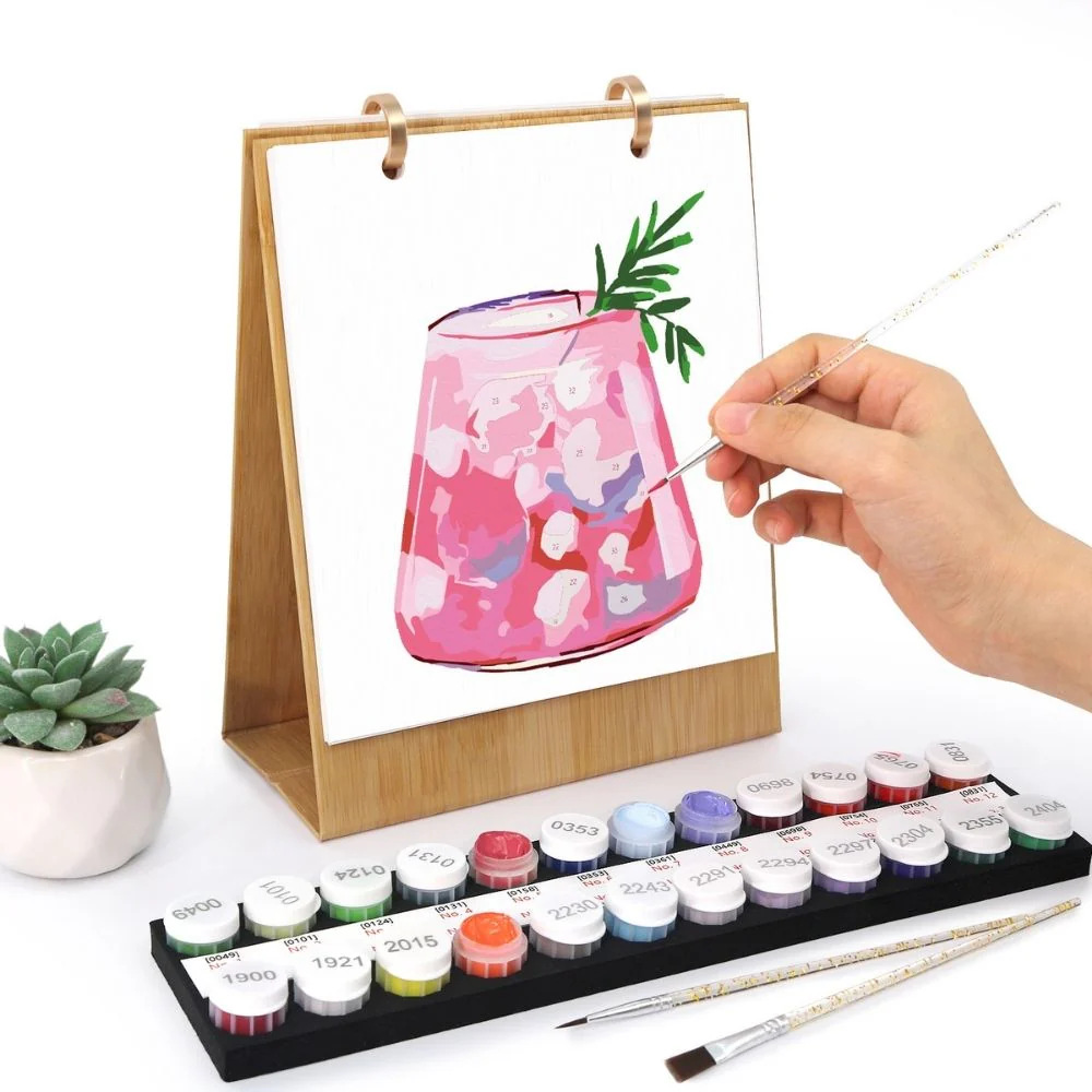 Paint by Numbers Calendar 2026 - Cocktail Drinks - Image 3