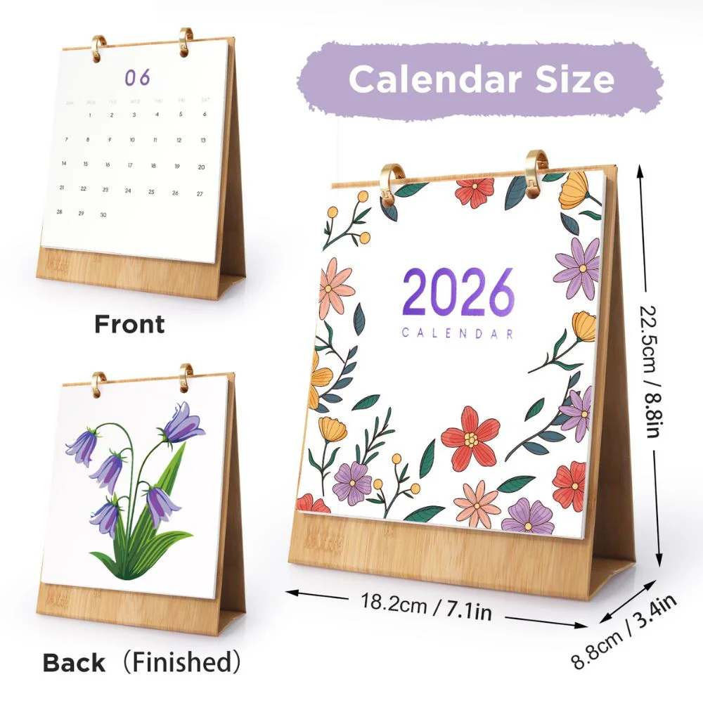Paint by Numbers Calendar 2026 - Seasonal Flowers - Image 12
