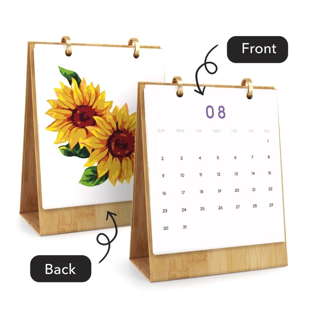 Paint by Numbers Calendar 2026 - Seasonal Flowers - Image 9