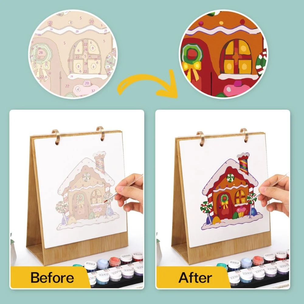 Paint by Numbers Calendar 2026 - Yuletide Icons - Image 10