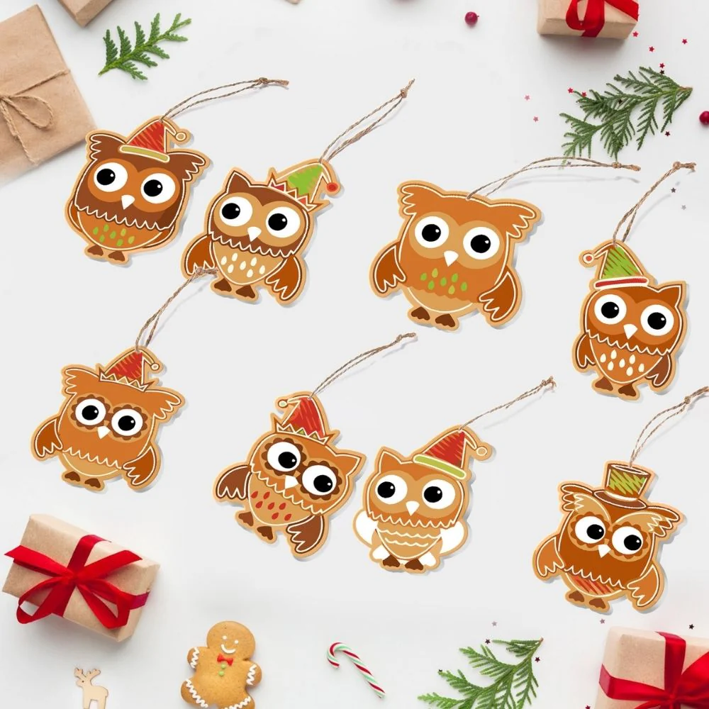 Paint by Numbers Christmas Decorations - Christmas Forest Friends Kit