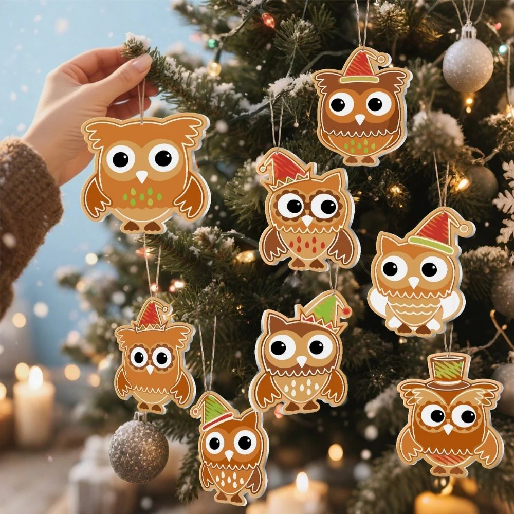 Paint by Numbers Christmas Decorations - Christmas Forest Friends Kit - Image 3