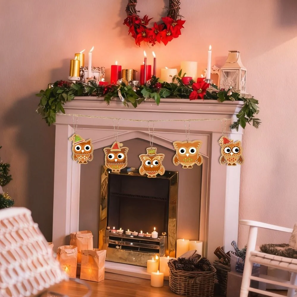 Paint by Numbers Christmas Decorations - Christmas Forest Friends Kit - Image 7