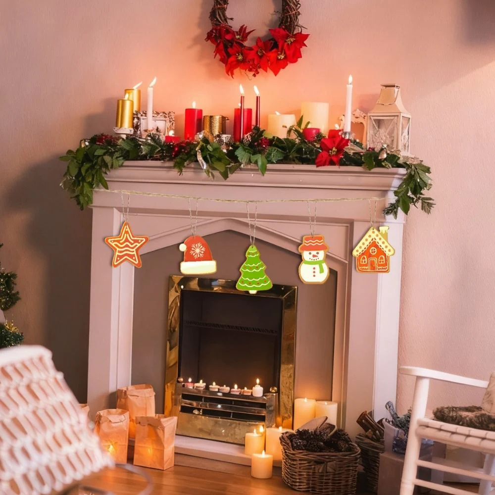 Paint by Numbers Christmas Decorations - Christmas Village Kit - Image 7