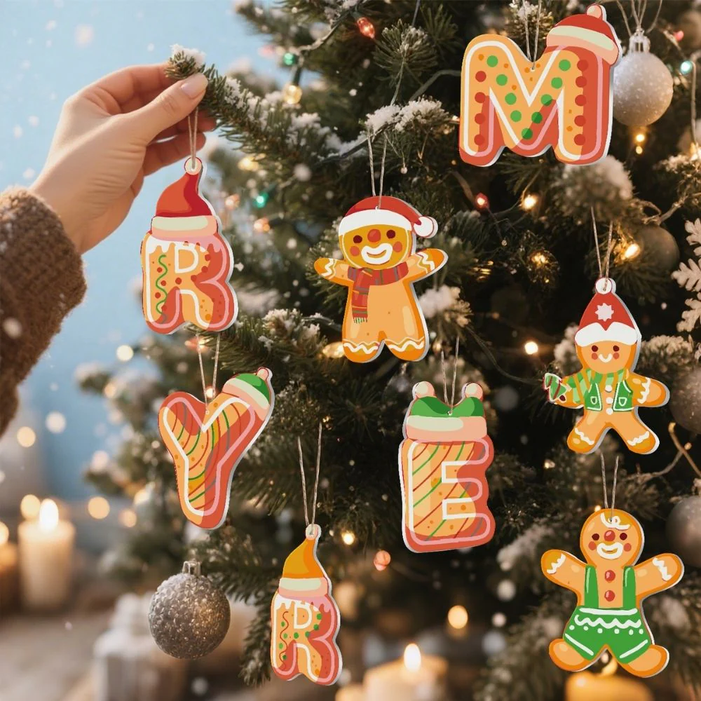 Paint by Numbers Christmas Decorations - Gingerbread Dreams Kit - Image 3