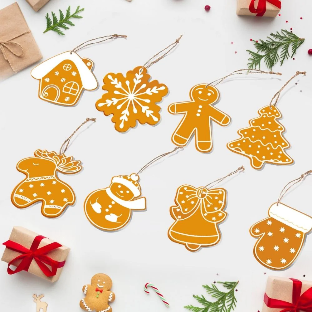 Paint by Numbers Christmas Decorations - Holiday Cookies Kit