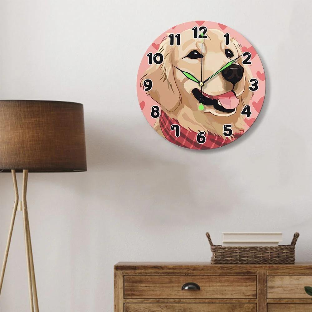 Paint by Numbers Clock - Adorable Dog - Image 12