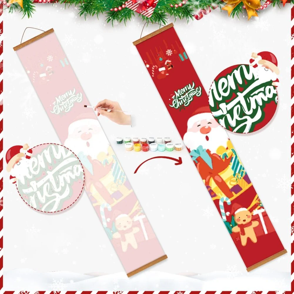Paint by Numbers Front Door Hanging Banners - Elf Squad - Image 5