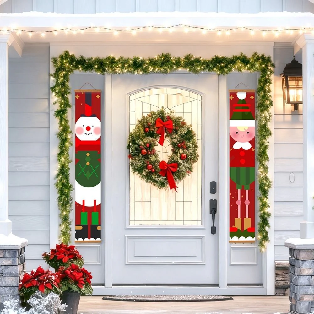 Paint by Numbers Front Door Hanging Banners - Elf Squad - Image 9