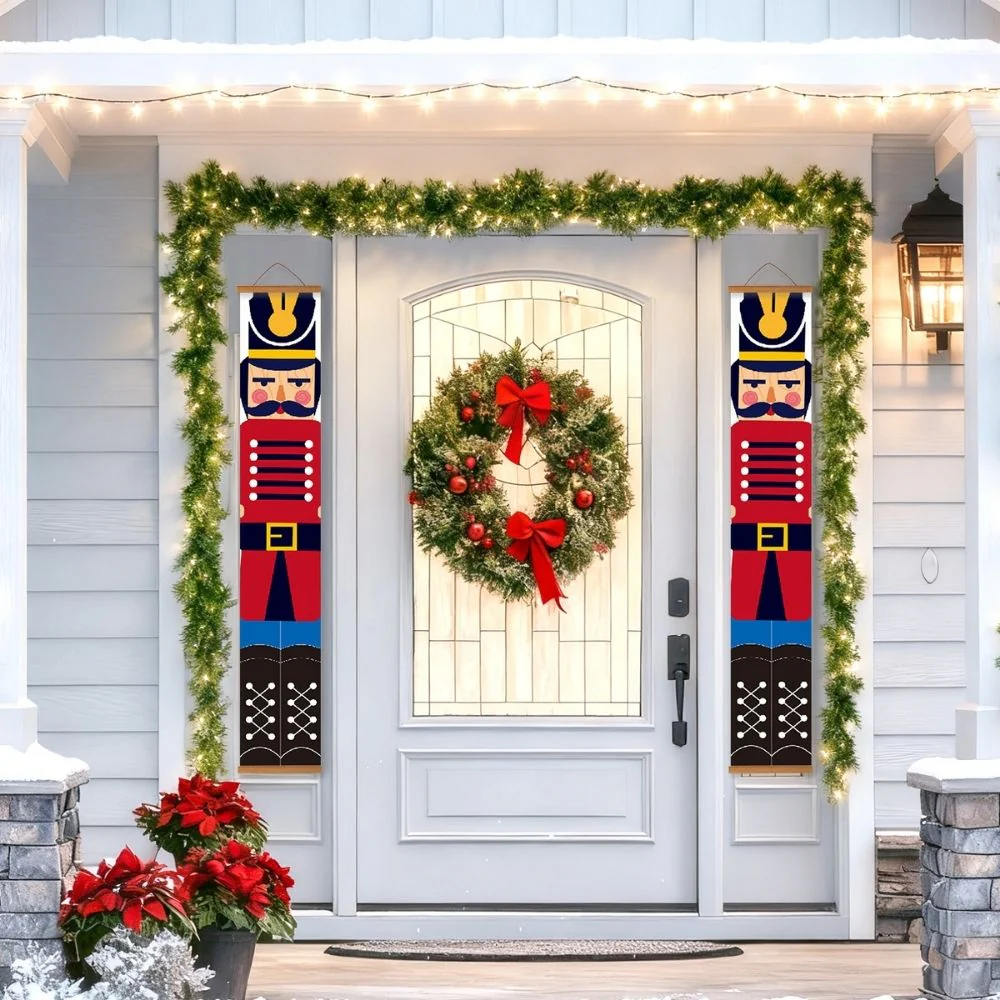 Paint by Numbers Front Door Hanging Banners - Nutcracker Guard - Image 9