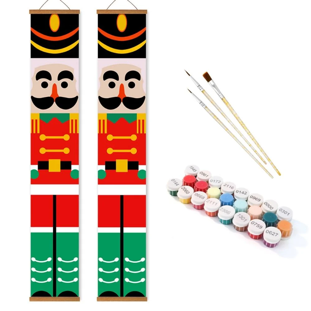 Paint by Numbers Front Door Hanging Banners - The Enchanted Soldier - Image 2