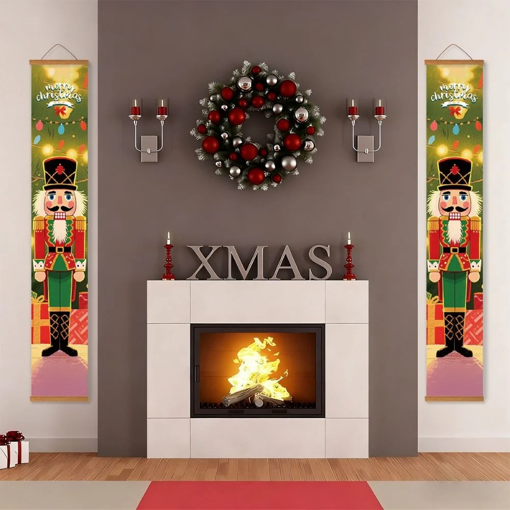Paint by Numbers Front Door Hanging Banners - Twinkling Lights - Image 8