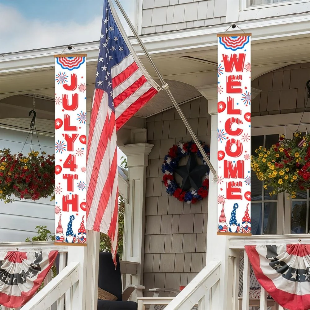 Paint by Numbers Front Door Hanging Banners - Freedom Bunting - Image 9