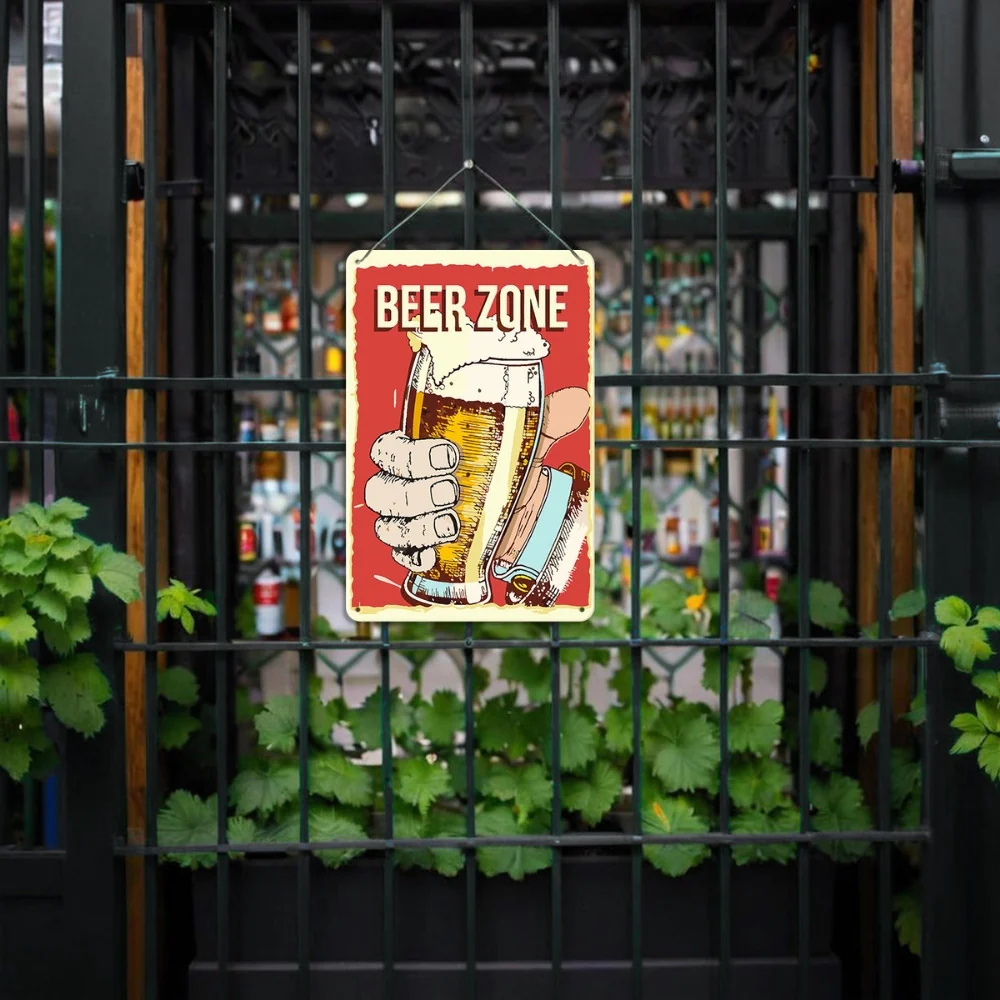 Paint by Numbers Metal Poster - Beer Zone - Image 9