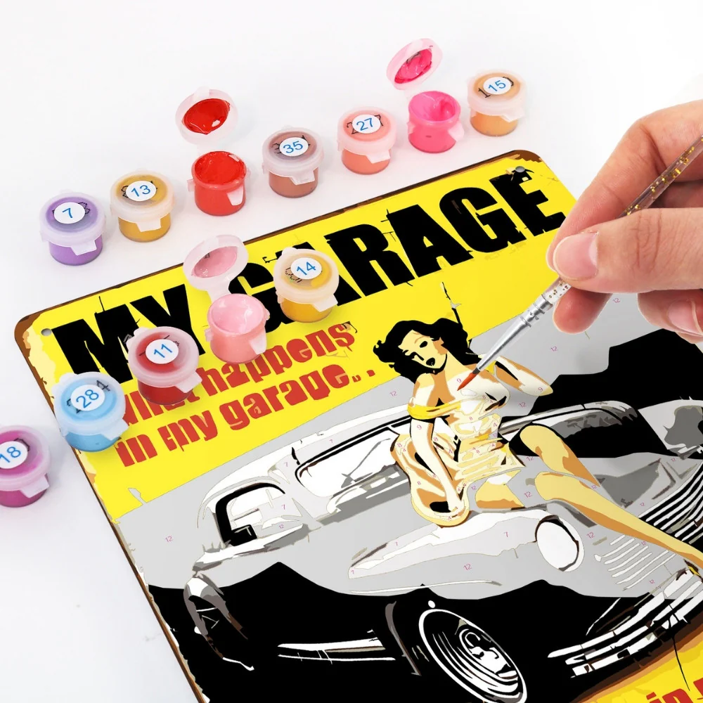 Paint by Numbers Metal Poster - My Rules - Image 4