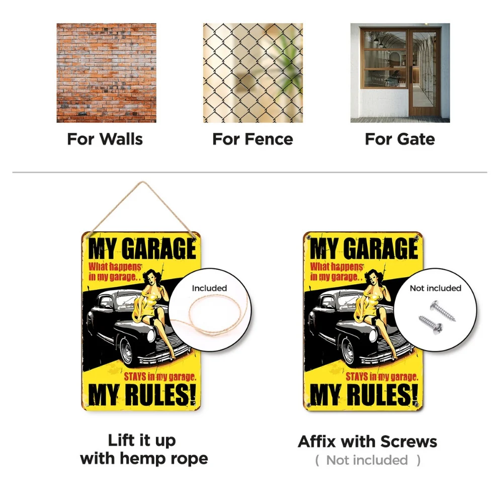 Paint by Numbers Metal Poster - My Rules - Image 8