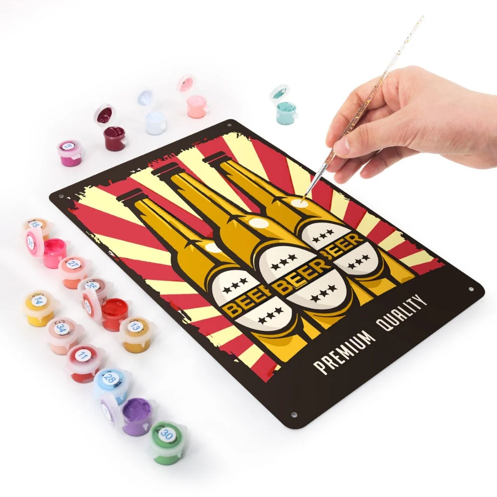 Paint by Numbers Metal Poster - Triple Taste - Image 3