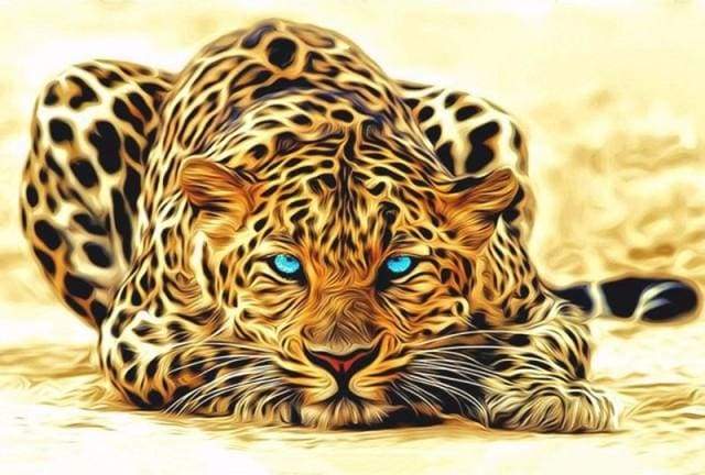 Panther with Blue eyes