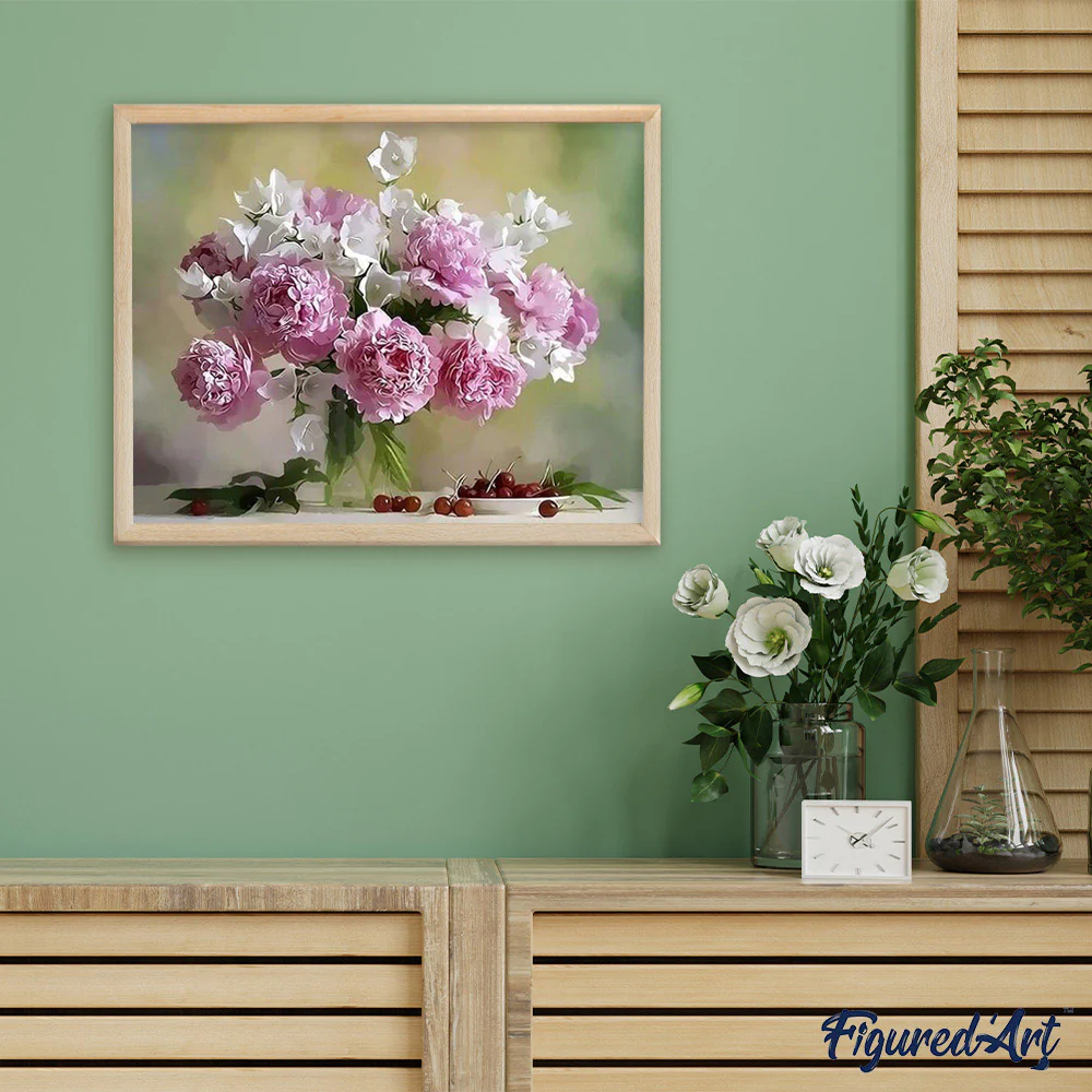 Peonies and Cherries - Image 3